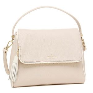 Kate Spade Chester Street Miri Pebbles Leather Shoulder Bag in Pumice/ Cmt